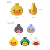 Porte-monnaie mimi POCHi Friends 3D DUCK BLANC en silicone