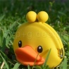 Porte-monnaie mimi POCHi Friends 3D DUCK YELLOW en silicone