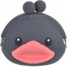 Porte-monnaie mimi POCHi Friends 3D DUCK NOiR en silicone