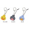 Porte-clés mimi POCHi-Bit Friends 3D DUCK YELLOW en silicone