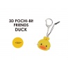 Porte-clés mimi POCHi-Bit Friends 3D DUCK YELLOW en silicone