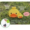 Porte-clés mimi POCHi-Bit Friends 3D DUCK YELLOW en silicone