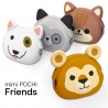 Porte-monnaie mimi POCHi Friends BULL TERRiER en silicone