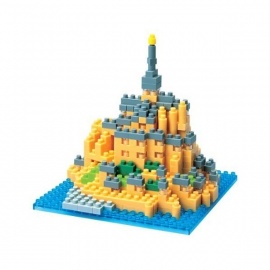 nanoblock monument MONT SAiNT-MiChEL (France)