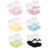 6 chaussettes pour bébé assortis SUZiE Q'S (0 à 12 mois)