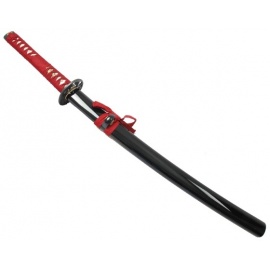 Wakizashi forgé main AKA 赤 (lame MARU)