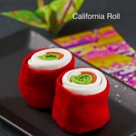 Chaussettes SUShi california roll (extensible de t34 à t42)