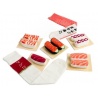 Chaussettes SUShi crevette (ebi エビ) extensible de t34 à t42