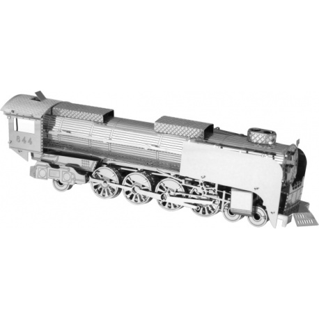 Miniature à monter en métal LOCOMOTiVE à VAPEUR (L10.9cm)