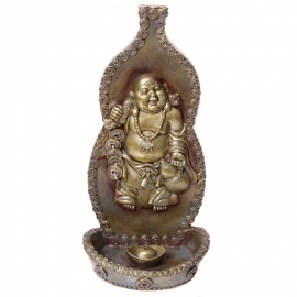 Porte-encens mural BOUddhA hOTEi en résine (h22cm)