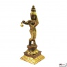 Krishna en laiton bronze et or (h16cm)