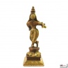 Krishna en laiton bronze et or (h16cm)