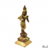Krishna en laiton bronze et or (h16cm)