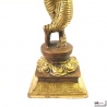 Krishna en laiton bronze et or (h16cm)