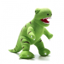 Peluche dinosaure T-REX méga "TERRY" en crochet fait main 100% acrylique (h50cm)