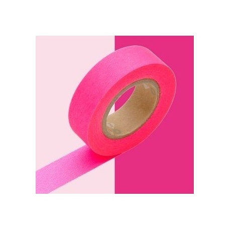 masking tape basic shocking pink (rose vif) 15mm*10m