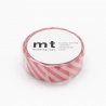 masking tape déco stripe vermillon (stries vermillon) 15mm*10m