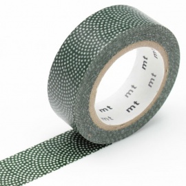 masking tape déco samekomon matsu (peau de raie vert) 15mm*10m