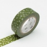 masking tape déco nejiriume uguisu (fleurs de prunier vert) 15mm*10m