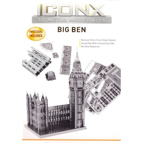 Miniature à monter en métal BiG BEN (h12.7cm)