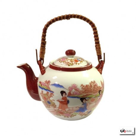 Théière avec filtre en porcelaine japonaise BiShU