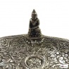 Porte-encens FEUiLLE BOUddhA en aluminium (h5cm)