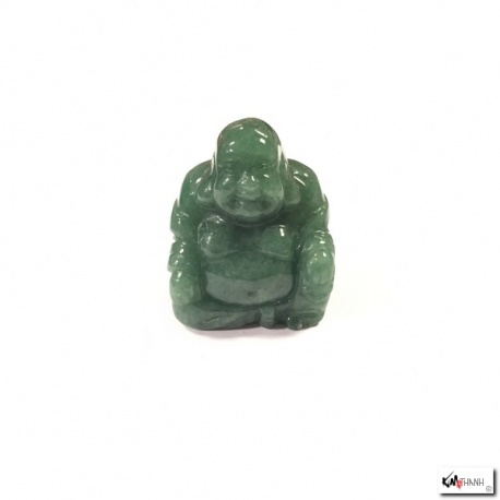 Bouddha Hotei (Prospérité) en JAdE AVENTURiNE (h4.5cm)