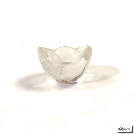 Lingot en cristal de roche (L4xh2.5cm)