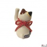 Maneki Neko ChANCE MiKé en porcelaine japonaise (h7cm)