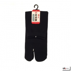 Chaussettes à orteil japonaises UNiES noires (extensible t34 à t39)