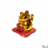 Maneki Neko animé 100% SOLAiRE richesse doré h8cm