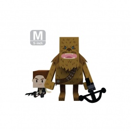 momot Chewbacca + Han Solo (M 13cm monté)