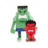 momot Hulk + Hulk Rouge (M 13cm monté)