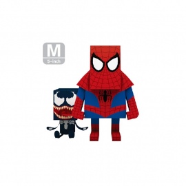 momot Spiderman + Venom (M 13cm monté)