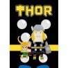 momot Thor + Loki (M 13cm monté)