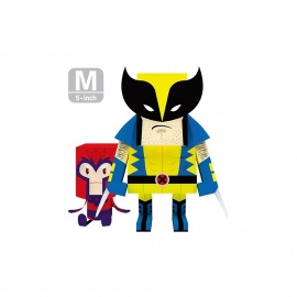 momot Wolverine + Magneto (M 13cm monté)