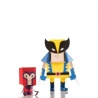 momot Wolverine + Magneto (M 13cm monté)