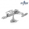 Miniature à monter en métal Star Trek VOR'ChA KLiNGON (L11cm)