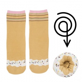 Doughnut Socks Rainbow Sprinkles (Vanille) extensible de t36 à t45