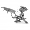 Miniature à monter en métal DRAGON d'ARGENT (h15.2cm)