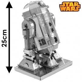 Miniature à monter en métal Star Wars® R2-D2 (h25cm)