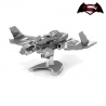 Miniature à monter en métal Batman vs. Superman BATWiNG 2016 (L9.7cm)