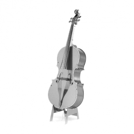 Miniature à monter en métal instrument de musique CONTREBASSE (h11.7cm)