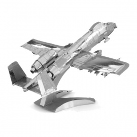 Miniature à monter en métal AViON d'ATTAQUE au SOL A-10 ThUNdERbOLT II Warthog (L12cm)