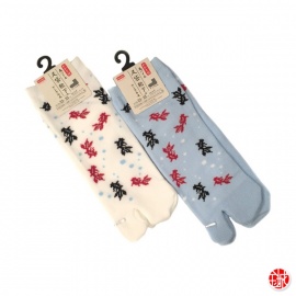 Tabi Socks S - Soquettes à orteil japonaises KiNGYO 金魚 poissons rouges (extensible t34 à t39)