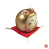 Maneki Neko DARUMA SAKURA doré (h5.2cm)