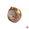 Maneki Neko DARUMA SAKURA doré (h5.2cm)