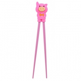 Baguettes enfant COChON ROSE en silicone (21.5cm)