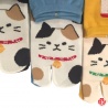 Chaussettes à orteil japonaises MANEKi NEKO MIKE (extensible t34 à t39)