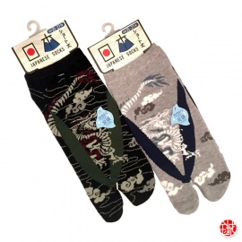 Soquettes à orteil japonaises GETA DRAGON (extensible t39 à t44)